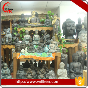 Fiber <span class=keywords><strong>argile</strong></span> jardin ornements granit <span class=keywords><strong>bouddha</strong></span> statues à vendre - Product Image 3