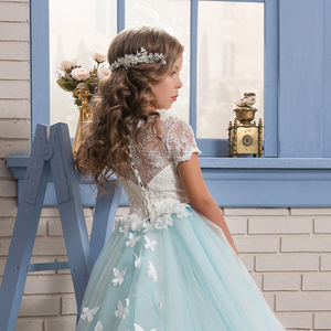 Boutique del Commercio All'ingrosso Delle Ragazze Dei Capretti Abiti <span class=keywords><strong>Da</strong></span> Sposa Abito Della Ragazza Della <span class=keywords><strong>Farfalla</strong></span> Del Merletto Dei Bambini Del Partito Dell'abito di Sfera Abito <span class=keywords><strong>Da</strong></span> Damigella D'onore - Product Image 4