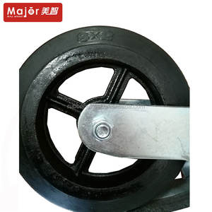 Rolador de borracha para carro, 6 polegadas, <span class=keywords><strong>150mm</strong></span>, caminhão manual, resistente, fundido - Product Image 5