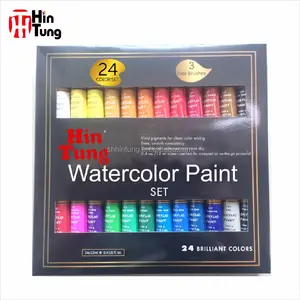 24pcs 12ml Professional Watercolor Paint Set