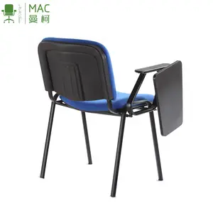 Silla de oficina de tela para estudiantes, asiento con taburete para escritura, chaise avec ecritoid