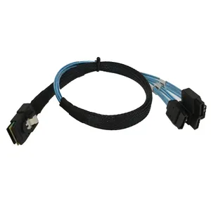 Mini SAS SFF 8087 SATA 4 veri kablosuna Usb 3'e