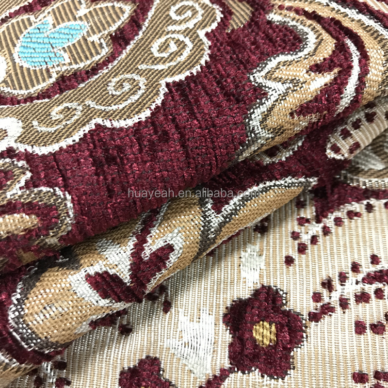 Винтажная обивочная ткань синели для антикварной мебели