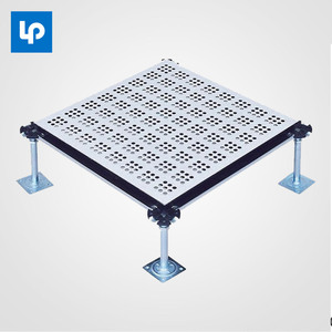 Lepin 2019 Nouveau produit Antistatique Tout panneau de plancher surélevé perforé <span class=keywords><strong>Lindner</strong></span> Carreaux de plancher surélevé Centre de données - Product Image 4