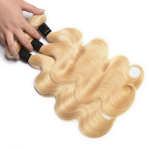 Weaving wholesale 100 human virgin 613 blonde <strong>best</strong> quality 10a <strong>brazilian</strong> <strong>hair</strong> bundles - Product Image 4