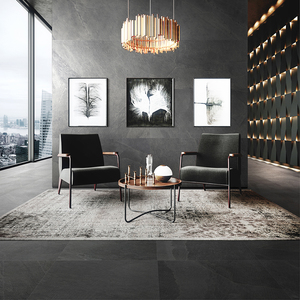 Baldosas de porcelana de cemento para baño, 120x60, antideslizantes, color gris oscuro, precios económicos - Product Image 4