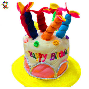 Chapeaux de fête de gâteau d'<span class=keywords><strong>anniversaire</strong></span> drôle personnalisé en mousse bon marché HPC-3335 - Product Image 1