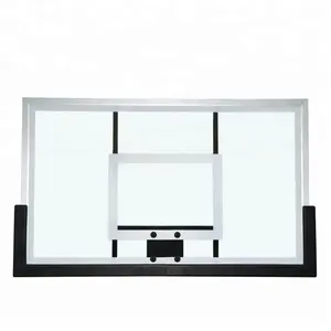 Basquetebol desportivo FIBA Standard Glass Basketball Backboard and Hoop Stand