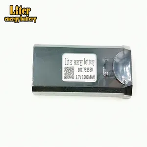 Original XS809HW XS809W RC <strong>Quadcopter</strong> Spare Parts Accessories 3.7V 1000mAh 752560 Lipo Battery Rechargeable for RC <strong>Drones</strong> - Product Image 1