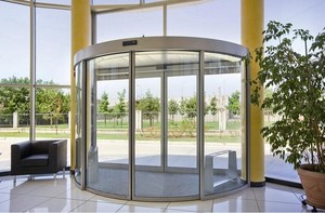 Porte coulissante courbée automatique en acier inoxydable, décoration <span class=keywords><strong>de</strong></span> porte décorative <span class=keywords><strong>de</strong></span> haute qualité - Product Image 2