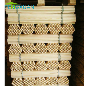 Palos <span class=keywords><strong>de</strong></span> Madera <span class=keywords><strong>de</strong></span> Pino Natural Redondos al por Mayor para Escobas, Trapeadores y Herramientas <span class=keywords><strong>de</strong></span> Jardín - Product Image 1