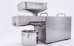 Capacidad 4-6 kg/h materias primas de acero inoxidable pequeña fría máquina de la prensa de <span class=keywords><strong>aceite</strong></span> - Product Image 3