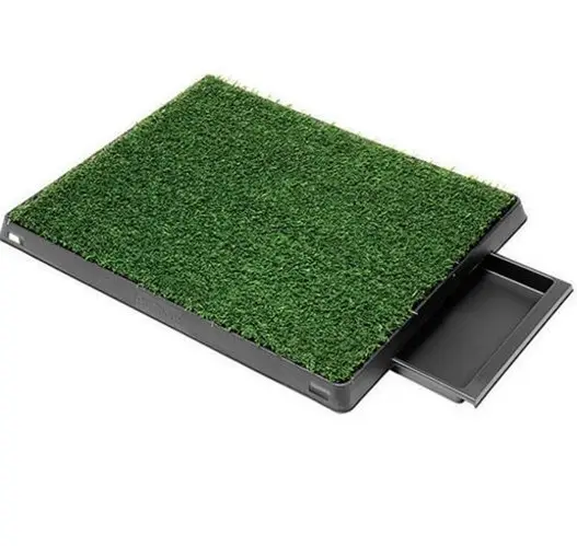 As Seen On Tv Producten Hot Selling Gemakkelijk Schoon Huisdier Wc Training Puppy Potje Pad Lade Hond Wc Indoor Hond gras Mat Wc