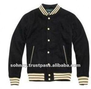Veste universitaire en laine unisexe pour hommes Design de baseball personnalisable avec col montant Vêtements d'hiver imperméables coupe-vent - Product Image 2