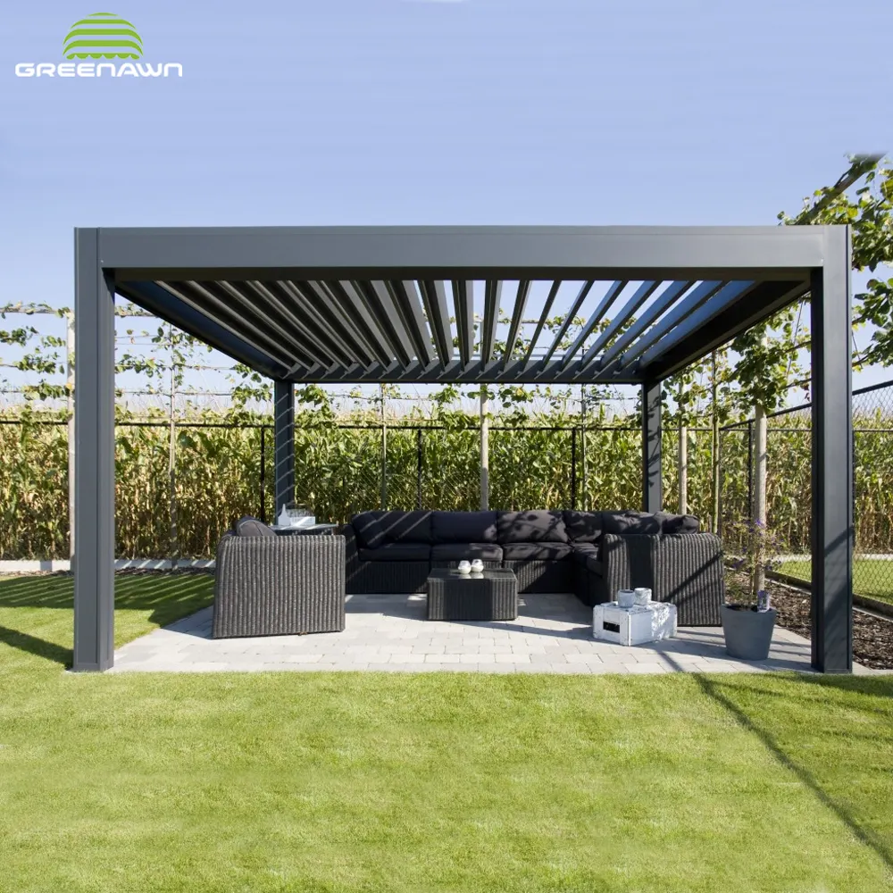 Gazebo on — pergola de gazébo personnalisé, 4x4, toit couvert imperméable et réglable