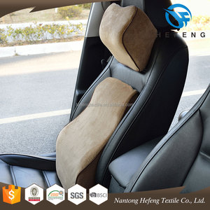 Car Lumbar Support Back <strong>Cushion</strong> and Car <strong>Neck</strong> Pillow Kit - Product Image 3