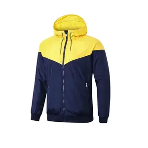 Latest Football Design Jacket Men Top Outwear Waterproof Windbreaker