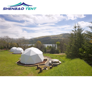 家族のキャンプのための6m、8mの直径防水および耐火性の魅力的なドームのテント - Product Image 2