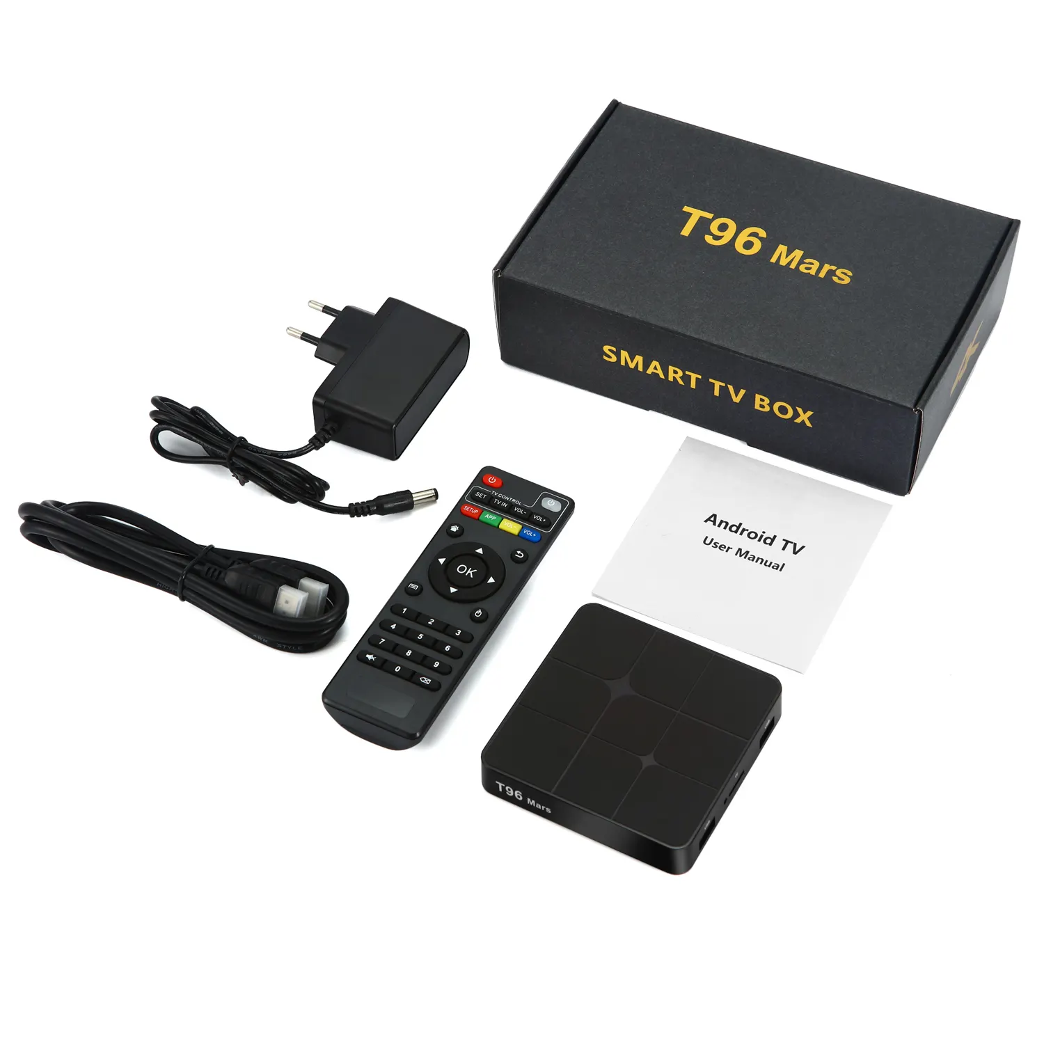 Novo modelo t 96 mars 1g 8g/2g 16g full hd 1080p 4k ultra android internet stream tv box pode funcionar com i8 mx3 c120