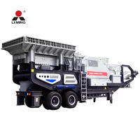 Movable complete stone crushing plant, stone crusher production line, quarry crusher supplier