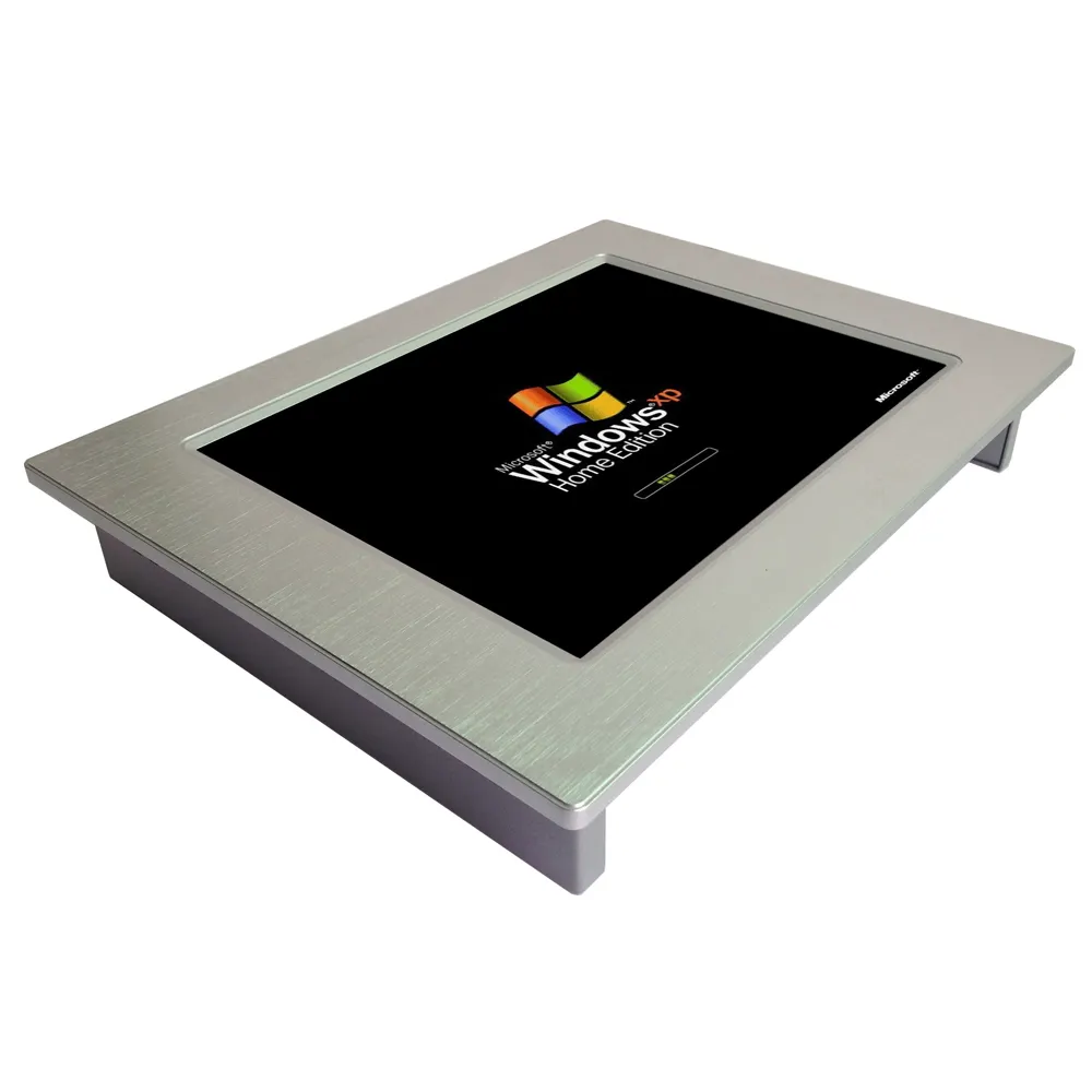 15 "หน้าจอสัมผัส All In One PC XP Windows7 Win 10 Linux IP65 กันน้ําจอแสดงผล LCD RS485 RS232 อุตสาหกรรมแผง PC คอมพิวเตอร์