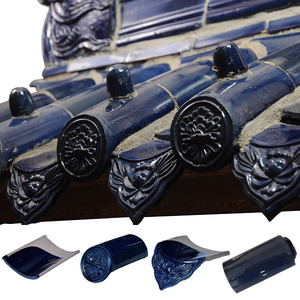 Materiale di copertura Cinese Antico Blu Smaltato <span class=keywords><strong>Tegole</strong></span> per il Parco - Product Image 6