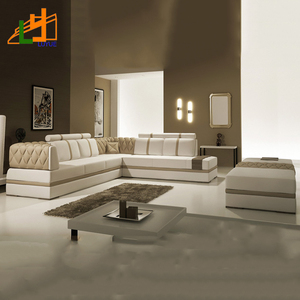 Venta directa de fábrica de lujo super suave I <span class=keywords><strong>en</strong></span> forma de esquina diseño moderno hotel vestíbulo interior de lujo sofá - Product Image 2