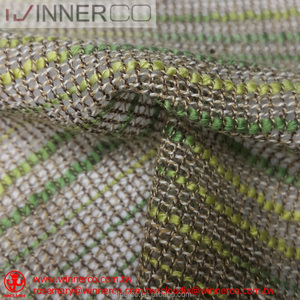 Tissu en tweed acrylique de teinture d'espace et de coton - Product Image 2