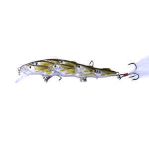 Iscas Artificiais de Plástico Flutuantes com Olhos 3D Realistas para Pesca, Atacado - Product Image 3