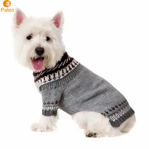 古宠物服装小狗冬季套头服装保暖多色狗套头衫可爱高领猫狗针织毛衣