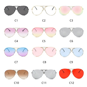A0319 Superhot Eyewear Fashion Men <strong>Women</strong> Metal <strong>Mirrored</strong> Pilot Shades <strong>Sunglasses</strong> - Product Image 5
