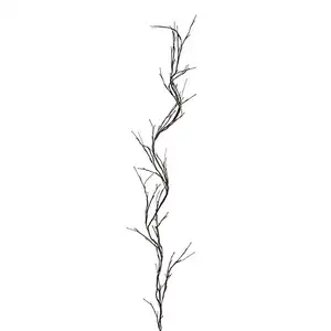 Bestseller LED beleuchtete Zweig girlande 5ft 6ft warm weiße Lichter braun gewickelt beleuchtete Zweig girlande
