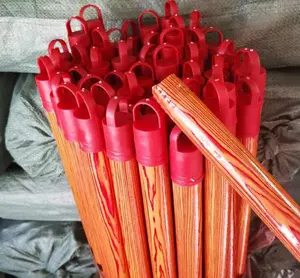 Machines for Making <strong>Brooms</strong> PVC Coated <strong>Wooden</strong> <strong>Broom</strong> <strong>Handle</strong> - Product Image 1