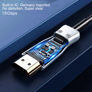 Chuyên nghiệp 30M dài cho <span class=keywords><strong>HDMI</strong></span> 2.0 AOC cáp sợi quang đồng trục PVC Áo khoác tiếng ồn thấp <span class=keywords><strong>XLR</strong></span> cho cung cấp điện Guitar Loa - Product Image 3