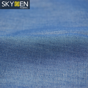 Skygen स्टॉक मेक्सिको इतालवी बुना टवील शर्ट 100 यार्ड द्वारा lyocell डेनिम सामग्री कपड़े
