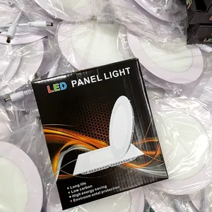 Ince izole IP44 bir yıl garanti yuvarlak led yüzeye monte panel lamba