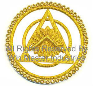 Maçonnique Regalia provincial pleine robe Tablier Badge - Product Image 2