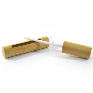 Tube brillant à lèvres en <span class=keywords><strong>bambou</strong></span>, emballage cosmétique vide, avec brosse, 10 pièces, 5ml, 8ml, 10ml, 15ml - Product Image 6