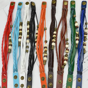 Pulsera de cuero con cierre de muñeca para mujer, venta al por mayor - Product Image 6