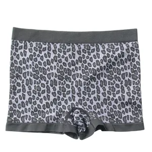 Estampa de leopardo sem costura das mulheres calcinhas cuecas lingerie sexy