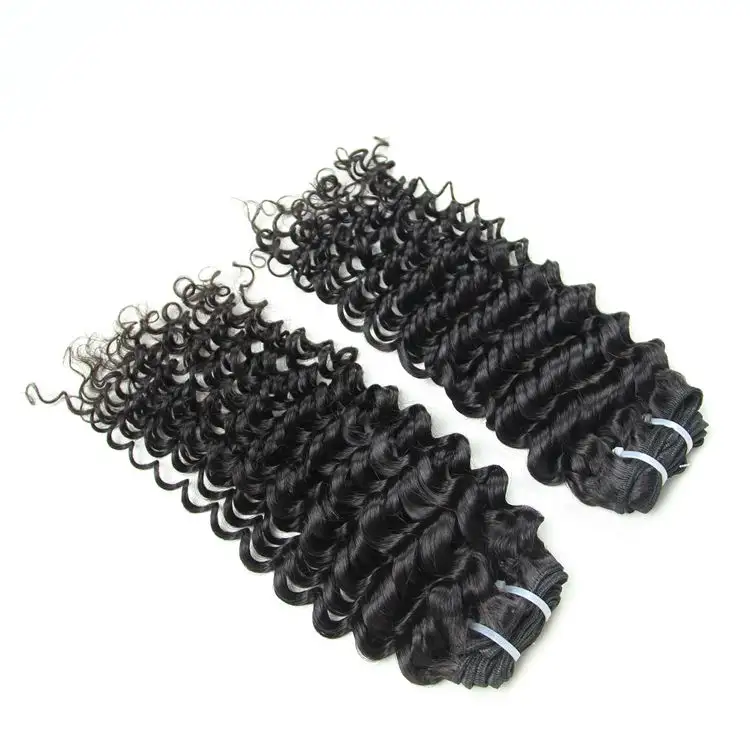 Alibaba hot selling 7a unprocessed deep wave real mink brazilian hair bundles in miami supplier