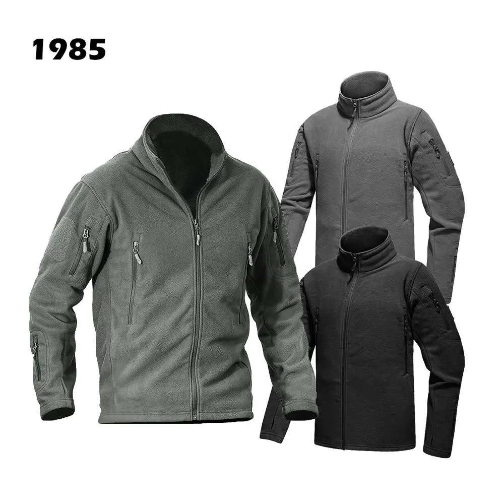 Toptan OEM erkek açık taktik ceket ceket üniforma Anti boncuklu Polar Polar ceket rüzgarlık sonbahar kış ceket