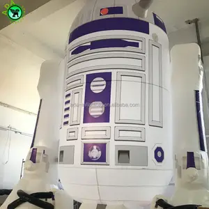 अनुकूलित घटना रोबोट मॉडल विशाल 5m उच्च inflatable R2D2 ST707