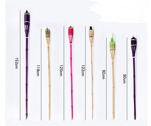FQ <strong>Brand</strong> High Quality Colorful Japanese Flexible Garden Bamboo <strong>Tiki</strong> <strong>Torch</strong>