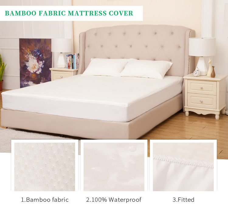Bamboo mattress protector