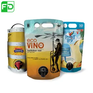 Disposable Bib bag for Essential Palm Oil 1L 1.5L 1.75L 2L 2.5L3L 5L flexible Fruit Juice Bag In A Box Wine Water Tap Dispenser
