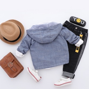 2018 del commercio all'ingrosso kdis ragazzi giacca cappuccio per 2-7 anni di età i bambini abbigliamento semplice cappotto - Product Image 2