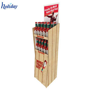 Fabrik Benutzerdefinierte Werbe Benutzerdefinierte Supermarkt Karton Display Weinregal Für Weinflasche - Product Image 5