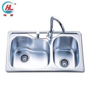 Garanzia di commercio doppia ciotola in acciaio inox 304 asil lavello da cucina - Product Image 1