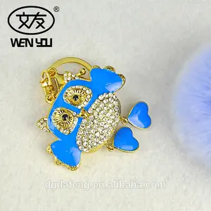 Functional Owl Shape 3D Keychain Stainless Steel Pendant Souvenir Wedding Gift Home Decoration